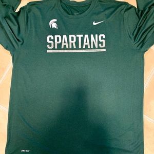 Michigan State Nike Dri Fit Mens Shirt